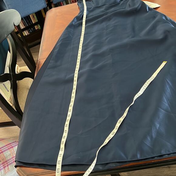 Alfred Angelo Navy Blue Strapless Formal Gown Prom Evening Size 11 Beaded - Picture 14 of 15